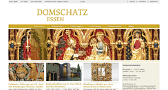 Desktop Screenshot of domschatz-essen.de