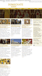 Mobile Screenshot of domschatz-essen.de