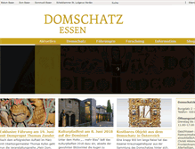Tablet Screenshot of domschatz-essen.de